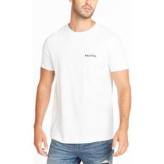 Nautica Men T-shirts Nautica Men's Short Sleeve Solid Crew Neck T-Shirt - Bright Whit