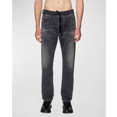 Diesel Tapered 2030 D-Krooley Joggjeans Jeans Uomo Nero