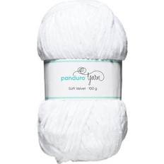 Velvet garn Panduro Garn Velvet 100 g hvid