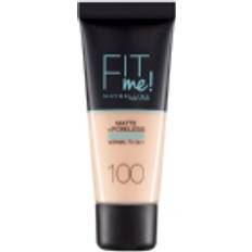 Maybelline New York Fit Me Matte Poreless Foundation 100 Warm Ivory