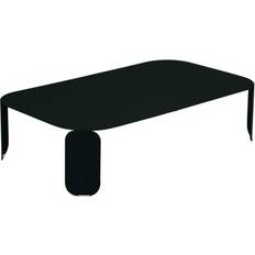 Rectangulaire Tables d'Appoint d'Extérieur Fermob Rectangulaire Bebop H 29 cm 42 Réglisse - Noir Table d'Appoint d'Extérieur