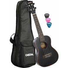 Cascha HH 2300L Concert Ukulele Black