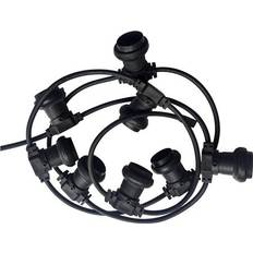 Solar Lyskæder & LED bånd Solar ​​0.6M. Black Lyskæde 8 Pærer