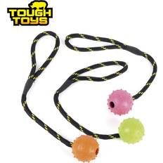 HappyPet Husdjur HappyPet toys 2" studded rubber ball ball on rope fetch tt0206