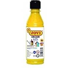 Amarillo Pinturas acrílicas Jovi Acrylfarbe hochdeckend, für alle Untergründe, auf Wasserbasis, 1 Flasche mit 250 ml Inhalt, gelb