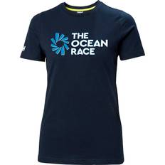 Helly Hansen T-skjorter Helly Hansen Dame The Ocean Race T-skjorte Marineblå