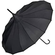 Paraply Kvinnor Brud Bröllop Parasol Pagod Fabienne svart