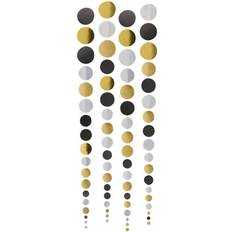 Festartikler Amscan Cirkle Guirlander 130 cm 4 styk