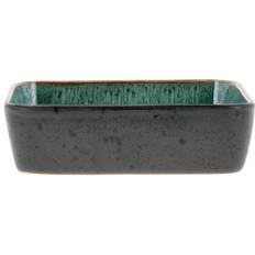 Bitz rektangulært Sort/Grøn 19x14x5,3cm Ovnfast fad