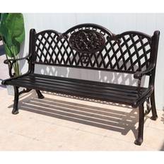 Mercer Florence Bronze Garden Bench