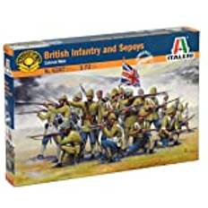 Scale Models & Model Kits Italeri 6187S – 1:72 brittiska infanterier och sepoys, modellbyggnad, byggsats, ståmodellbyggnad, pyssel, hobby, lim, plastbyggsats