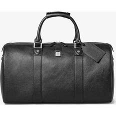 Aspinal of London Black Grained-leather Duffle bag