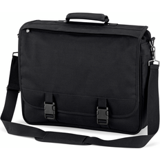 Polyester Briefcases Quadra qd65 grey black or blue portfolio briefcase