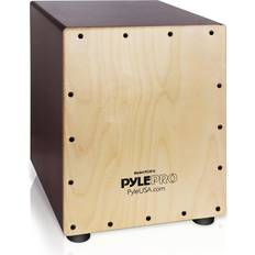 String Instruments Sound Around Pyle PCJD16 Stringed Jam Cajon Wooden Percussion Box