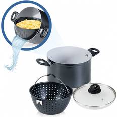 Genius Cerafit Magic Pot Colander Pan 24