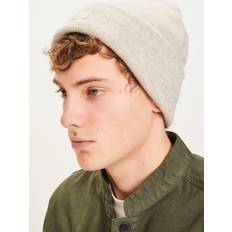 Knowledge Cotton Apparel Tilbehør Knowledge Cotton Apparel Leaf Organic Wool Beanie, OneSize, Nature Melange