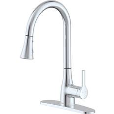 Flow Bio Bidet Classic Kitchen Faucet with Retractable Pull Down Sprayer Chrome
