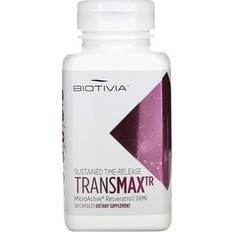 Biotivia Transmax Time Release. 500mg of Trans-resveratrol + Polydatin for More Bio-Availability. 60 pcs