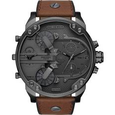 Diesel Watches Diesel DZ7413 Mr Daddy 2.0 Chronograph Brown Leather Men's Watch