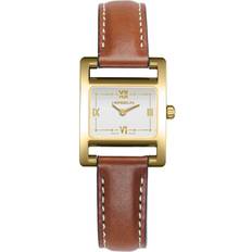 Michel Herbelin Wrist Watches Michel Herbelin Herbelin V Avenue Gold 19 x 23.4mm Silver Brown Brown