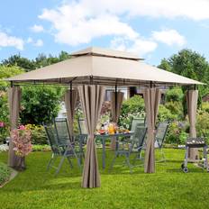Casaria Gazebo Topas 3x4m Tortora - Taupe