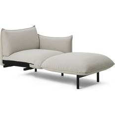 Normann Copenhagen Ark Modular Sofa 420 Chaise Longue Right Armrest Black Steel Soffa