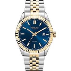 Dissing Date D1189 Man 41 mm Analog Kvarts urverk Safirglass