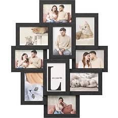 Songmics 10 Pieces Black Photo Frame