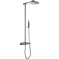 Tapwell TVM300-150 Brushed Black Chrome Takduschpaket Svart