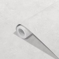 Lonrai White Plaster Effect Textured Wallpaper
