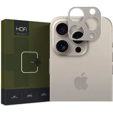 Iphone 15 pro max titanium Hofi iPhone 15 Pro 15 Pro Max Metal Beskyttelse til Bagsidekamera Beige