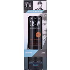 American Crew Get The Look Daily Shampoo+Fiber wax Gift Set