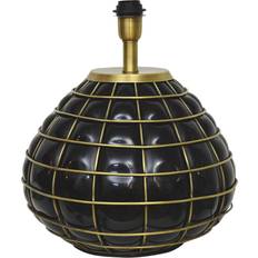 Hallbergs Gloria Svart/Mässing Lampfot 42cm