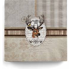 Marrone Tovaglioli di carta Horror-Shop Wild Deer Hirsch Servietten 20 St