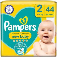 Pampers Pampers PP ES Pampers New Baby Nappies, 2 4-8kg Essential Pack, Size 2 4-8kg