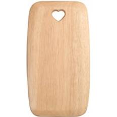 T & G T&G Colonial Medium Heart Cut Out Hevea Chopping Board