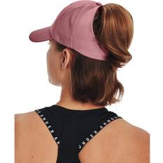 Under Armour Women Caps Under Armour Blitzing Wrapback Cap for Ladies Pink Elixir/White