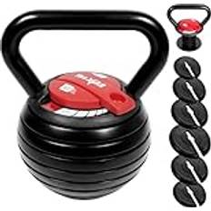 Black Kettlebells Yes4All JX7N Adjustable Kettlebell 18kg