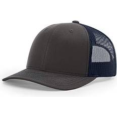 Richardson Unisex 112 Trucker Adjustable Snapback Baseball Cap - Split CharcoalNavy