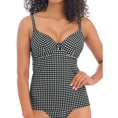 Underwire Tankinis Freya Check In Plunge Tankini Top - Black
