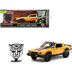 Transformers Jouets Transformers 1977 Chevrolet Camaro Off-Road Version "Bumblebee" Yellow Metallic with Black Stripes and Logo Diecast Statue Rise of the