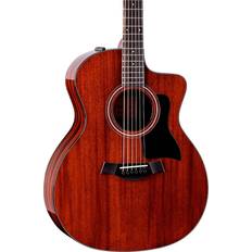 Taylor 224Ce Mahogany Special-Edition Grand Auditorium Acoustic-Electric Guitar Blackwood Stain