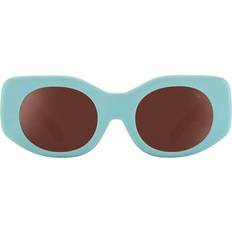 Hangout Happy Bronze Cat Eye Sunglasses - Brown