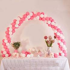 Balloon Arches Efavormart 12ft Adjustable Table Balloon Stand Kit DIY Party Decor Tabletop Balloon Arch for Wedding, Baby Shower Graduation, Birthday Party Supplies Decoration