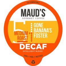 Vanilla Instant Coffee Maud's Decaf Banana Foster Flavored Coffee Pods