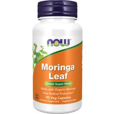 Vitaminer & Kosttilskudd Now Foods Supplements, Moringa Leaf, Green Super Herb, with Organic Moringa, Free Radical Protection*, 90