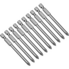 Avvitatori automatici Uxcell 10Pcs 1/4-Inch Hex Shank 75mm Length Phillips 5PH1 Magnetic Screw Driver S2 Screwdriver Bits