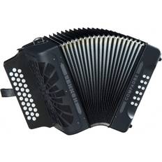 Best Recorders Hohner Compadre Diatonic Accordion Keys of FBbEb FA Black