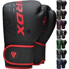 Gloves RDX RDX Boxing Gloves, Pro Training Sparring, Maya Hide Leather, Muay Thai MMA Kickboxing, Men Women Adult, Heavy Punching Bag Focus Mitts Pads Workout, Ventilated Palm, Multi Layered, Oz