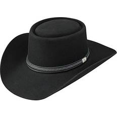 Stetson Headgear Stetson John Wayne Chinook Wool Felt Gambler Hat Black